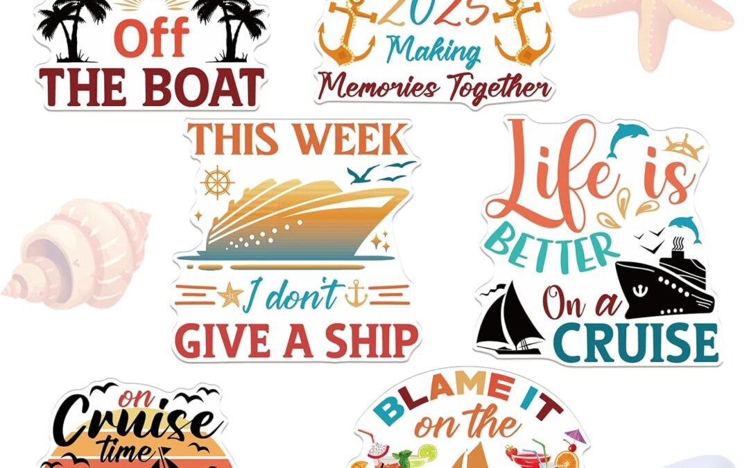 Wholesale Large Cruise Door Decorations Magnetic – Wxiben 6PCS Sea Navigation Cruise Ship Door Decorations Funny Boat Anchor Tropical Drink Coconut Tree Cruise Door Magnets for Carnival Cabin Refrigerator Decor Factory & Supplier OEM