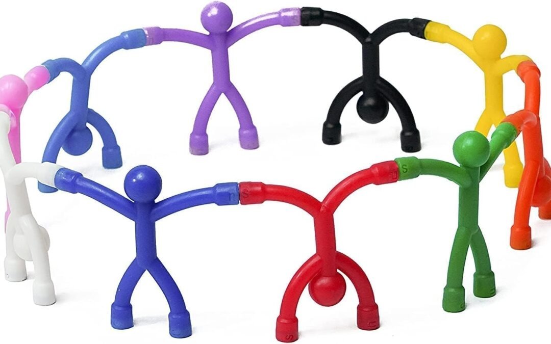 Wholesale MAGMEN Classic! The Original Magnetic Action Figures – Classic Stretchy Travel Fidget & Desk Toy | Multipurpose Fridge & Whiteboard Magnets 10pc Solid Colors Set Factory & Supplier OEM