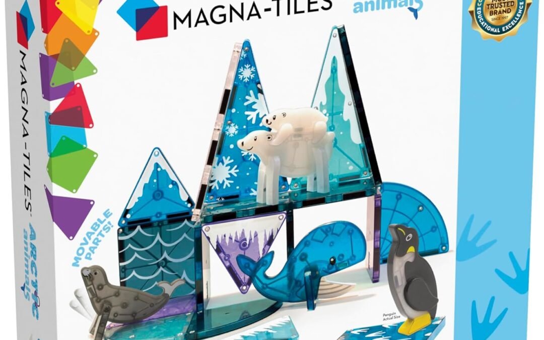 Wholesale MAGNA-TILES Arctic Animals 25-Piece Magnetic Construction Set, The ORIGINAL Magnetic Building Brand Factory & Supplier OEM