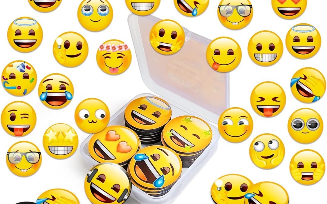 Wholesale MORCART 28PCS Emoji Fridge Magnets Refrigerator Funny Fridge Magnets Cute Magnets for Whiteboard Locker Decorative Magnets Magnets for Office and Kitchen – Gifts for Lady and Emoji Enthusiasts Factory & Supplier OEM