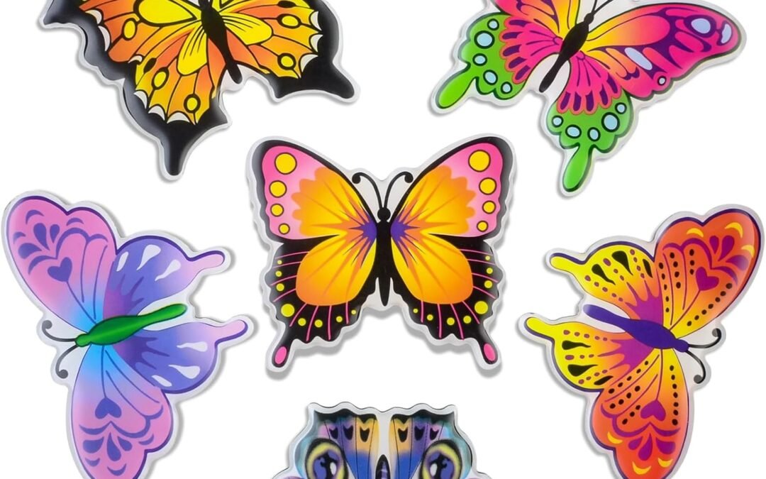 Wholesale MORCART Butterfly Magnets for Fridge, Cute Animal Magnets for Refrigerator Kitchen Office Classroom Lockers Teacher Students Whiteboards 6PCS Factory & Supplier OEM
