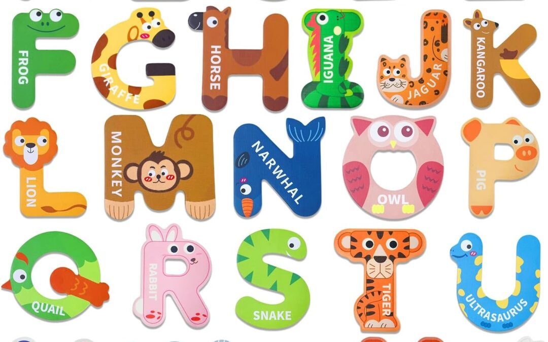 Wholesale Magnetic Alphabet Fridge Magnets with Colorful Animal Designs for Toddlers & Kids Ages 3-5 – Great for Home and Classroom Letter Recognition & Spelling Practice – Ideal Preschool Gift Factory & Supplier OEM