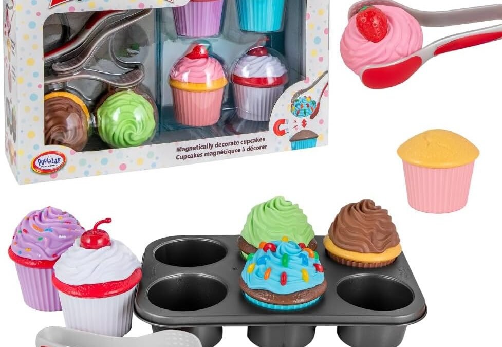 Wholesale Magnetic Bake & Play Cupcake Toy Set, Bakery Pretend Play for Toddlers, 20 Pieces Factory & Supplier OEM