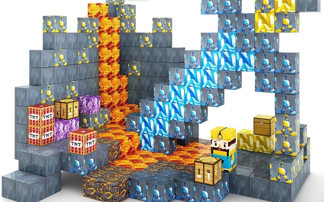 Wholesale Magnetic Blocks-Build Mine Magnet World Sword Edition Mine Sword Caverns Magnet Classroom Must Haves Toddler Toys for Boys & Girls Age 3-4 4-5 6-8, Sensory Montessori Toys for Kids for 3+ Factory & Supplier OEM