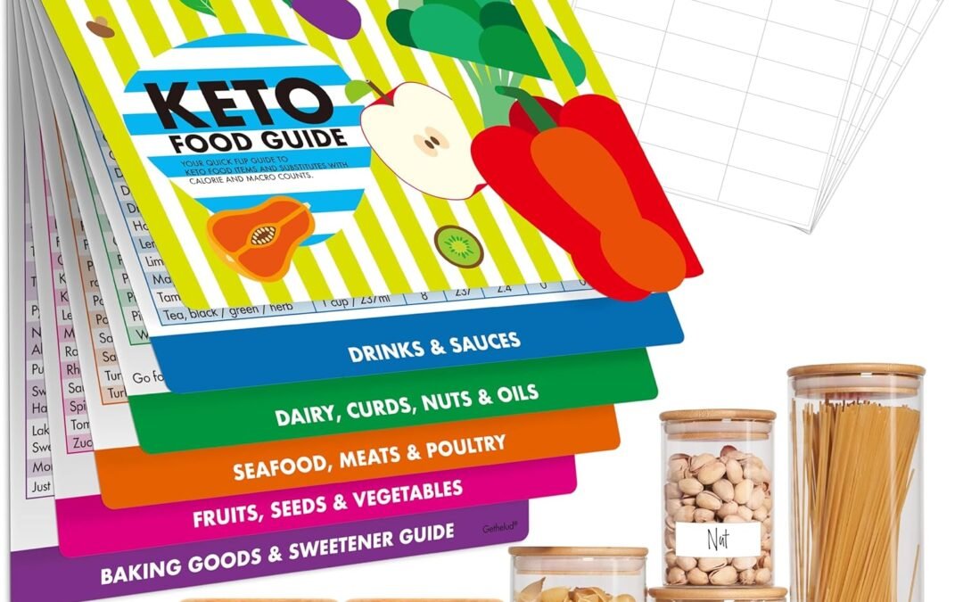 Wholesale Magnetic Keto Food Cheat Sheet, Ketogenic Food Guide Booklet with 72 Removable Blank Labels Weight Loss Planning Tool Low Carb Meal Plan Recipe Guide Keto Diet for Beginning Factory & Supplier OEM