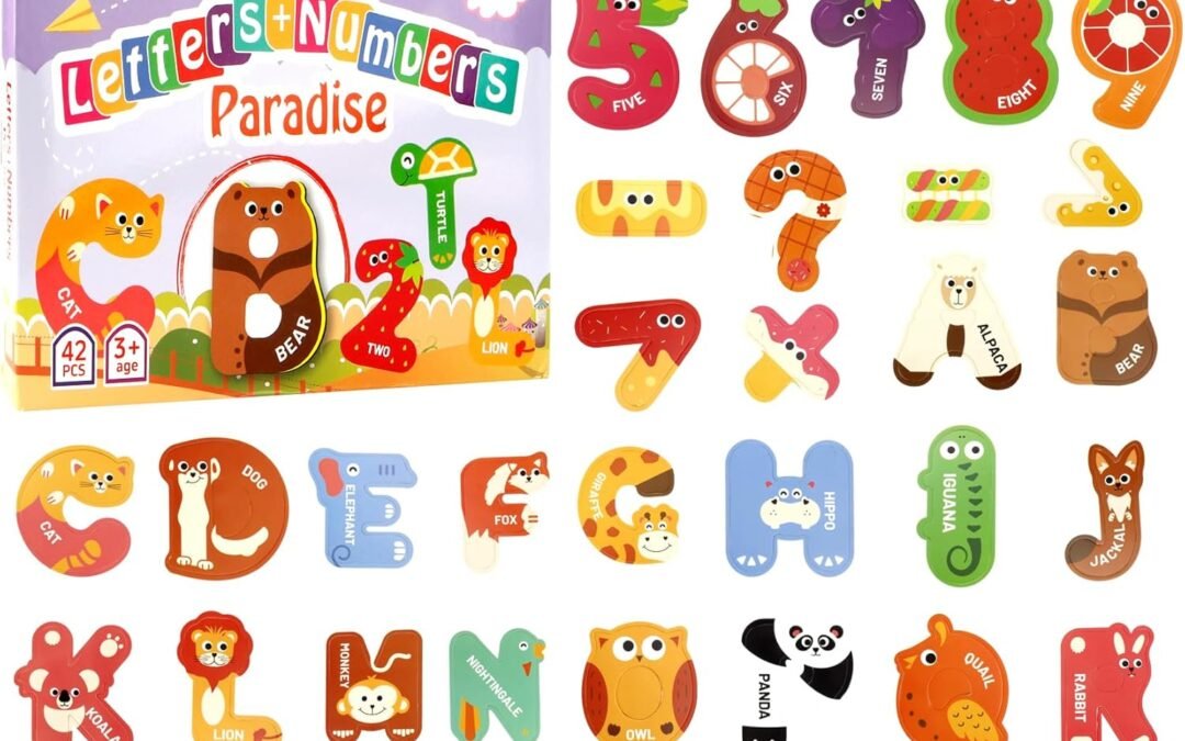 Wholesale Magnetic Letters and Number, 42 PCS Cute Animal Alphabet Letters Fridge Magnets Uppercase ABC Refrigerator Magnets Recognition Educational Learning Spelling Magnetic Letters and Number for Whiteboard Factory & Supplier OEM