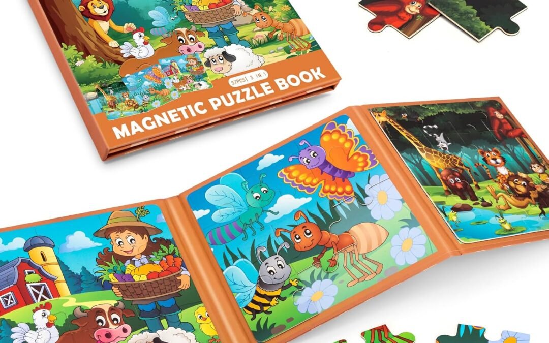 Wholesale Magnetic Puzzles for Toddlers 3-5, Farm Animals Puzzles for Kids Ages 4-6 Toddler Puzzles, Educational Learning Magnets Travel Puzzels Road Trip Activities Toys for 3 4 5 6 Boys and Girls Gift Factory & Supplier OEM