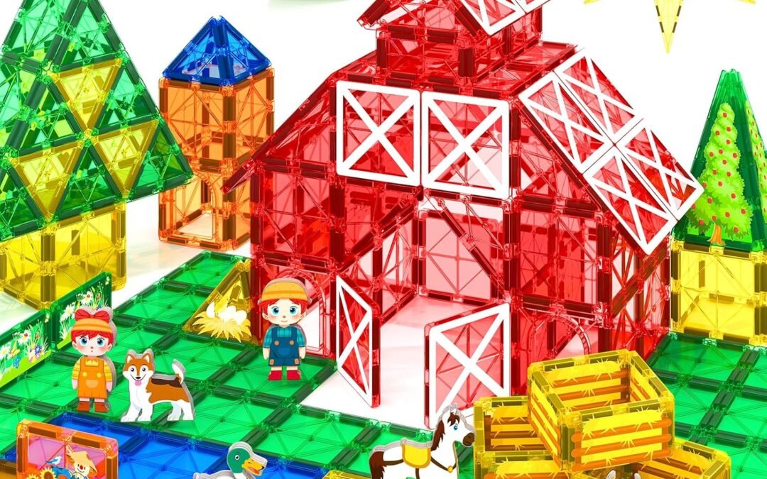 Wholesale Magnetic Tiles Toys with Farm Animals for 3+ Year Old Toddler, Magnetic Blocks Building Toys for Kids Ages 3-5 5-7 Girls Boys, Classroom Must Haves Factory & Supplier OEM