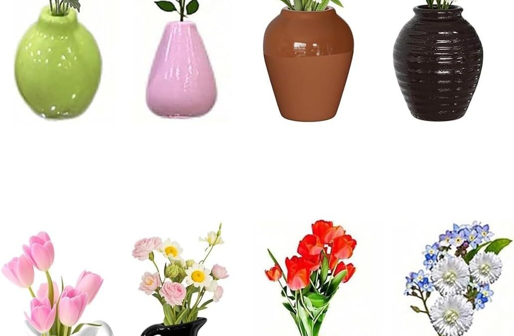 Wholesale Mini vase Magnets for Fridge, Funny mini Plant Magnets for Refrigerator Decor Kitchen Home,Thoughtful for Plant Lovers (6pcs) Factory & Supplier OEM