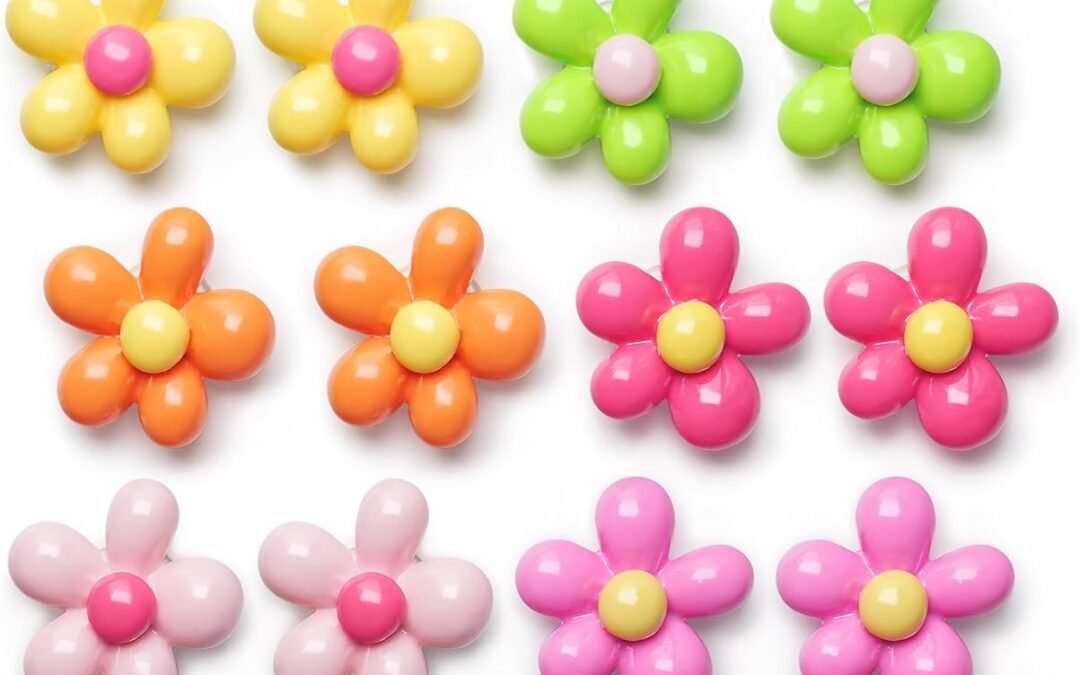 Wholesale Mymazn 20 PCS Fridge Magnets Cute Refrigerator Magnets Colorful Decorative Magnet Flower Magnet for Office Kitchen Locker Factory & Supplier OEM