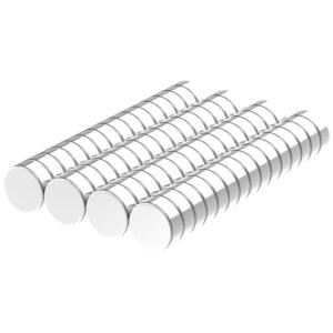 N52-5/16" D x 1/8" H - 60 Pack, Powerful Small Round Rare Earth Magnets, Super Strong Neodymium Disc Magnets for 3D Printing,Fridge,DIY,Building,Scientific,Craft,Whiteboard Office Magnet