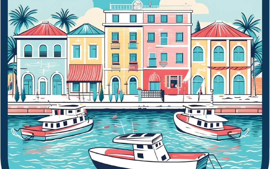 Wholesale Nassau The Bahamas Design C Souvenir Magnet 4-Inch Factory & Supplier OEM