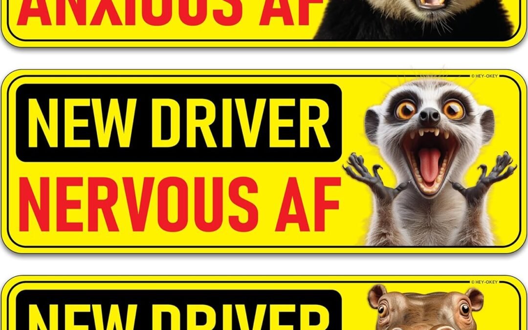 Wholesale New Driver Magnet for Car – Funny Animals 3-Pack Please Be Patient Reflective Magnetic Bumper Sticker Set – Removable Novice Rookie Safety Attention Sign – Weather-Resistant – 10 x 3.5 inch Factory & Supplier OEM