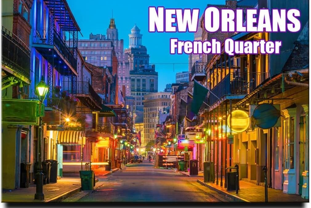 New Orleans Fridge Magnet Louisiana Travel Souvenir French Quarter