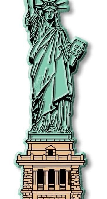 Wholesale New York City Statue of Liberty Jumbo Magnet by Classic Magnets, Collectible Souvenirs Made in The USA Factory & Supplier OEM