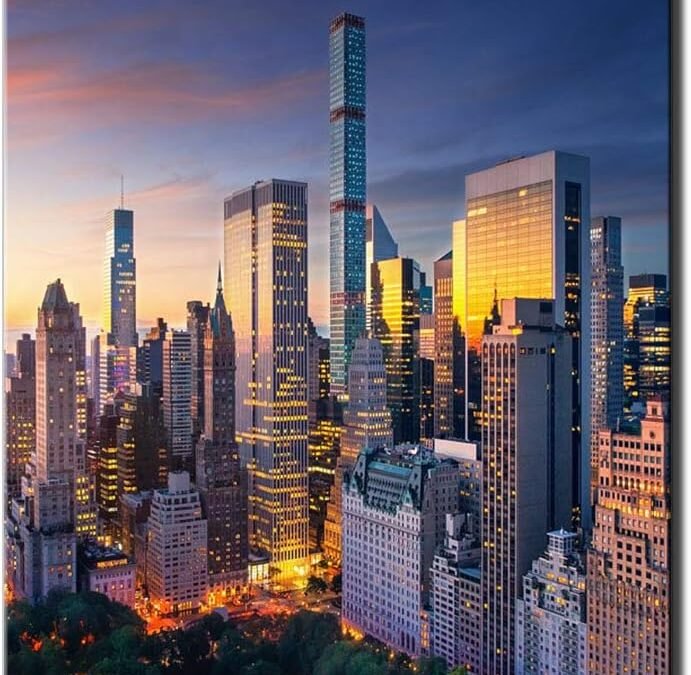 Wholesale New York Fridge Magnet Central Park Photo Travel Souvenir Manhattan Plaza Factory & Supplier OEM