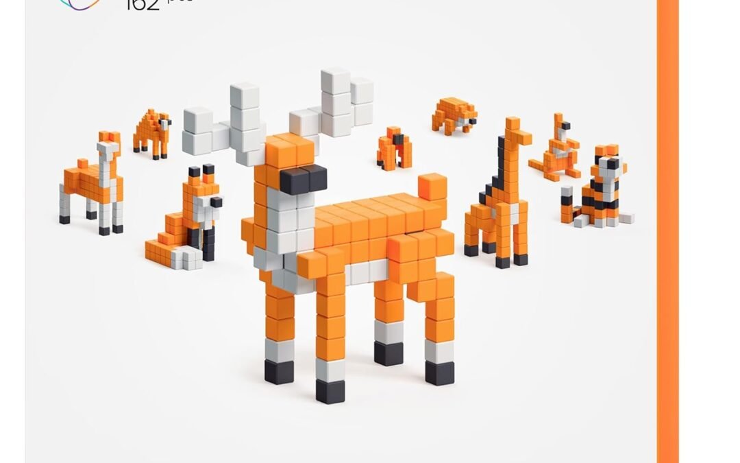 Wholesale PIXIO Magnetic Cubes – Orange Animals – Building Toys in Pixel Art Style – Animal Figures – Arts and Crafts Kids Toys – Building Blocks – Learning Toys – 162 pcs Factory & Supplier OEM