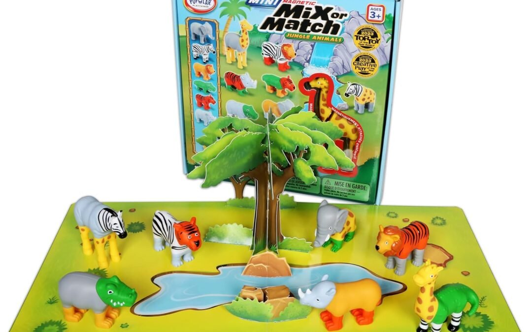 Wholesale POPULAR PLAYTHINGS Mini Magnetic Mix or Match Animal Toys with Pop-up Playmat, Set of 7 – Jungle Factory & Supplier OEM