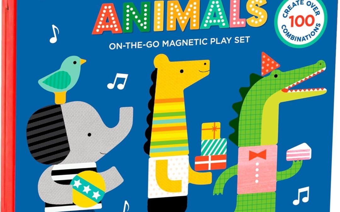Wholesale Petit Collage Magnetic Play Set, Party Animals – Mix & Match Magnetic Game Board, Ideal for Ages 3+ – Includes 2 Magnetic Scenes and Over 25 Magnet Pieces, Ideal Travel Activity for Kids Factory & Supplier OEM