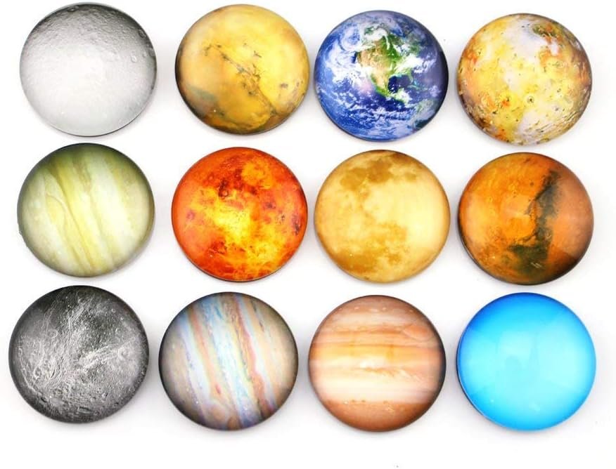Wholesale Planetary Refrigerator Magnets – 12 Pack Fridge Magnets, 1.35 Inches Diameter, Best Housewarming Home Decorations Gift. Factory & Supplier OEM