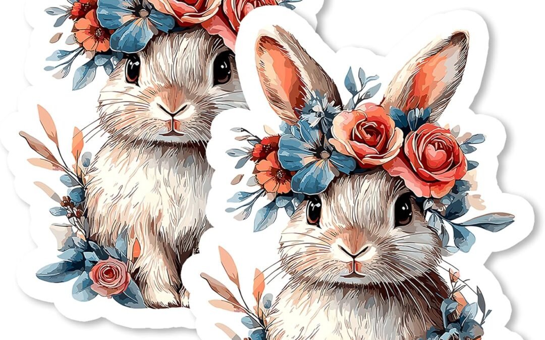 Wholesale Rabbit Magnet 4 Inch 2-Pack – Strong Vinyl Decorative Animal Magnets for Fridge Locker Kitchen Office – Cute Fun Aesthetic Cool Durable & Long-Lasting Souvenir ID44999 Factory & Supplier OEM