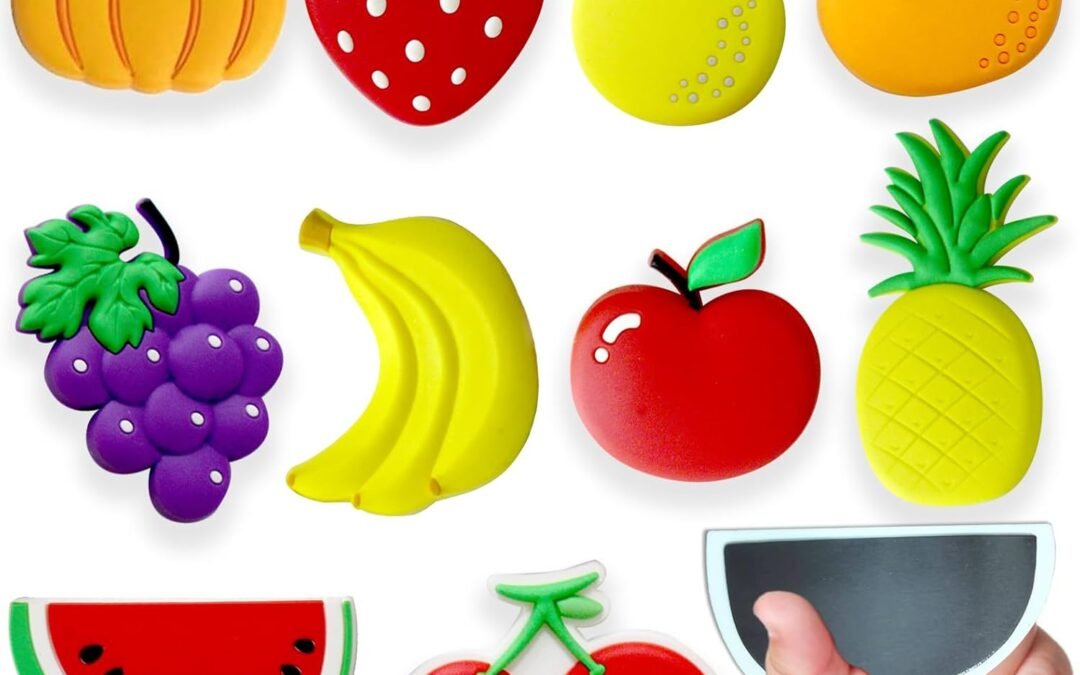 Wholesale Refrigerator Magnets for Toddlers, Cute Fruit Fridge Magnets for Kids Large Size Toddler Magnets for Refrigerator Full Back Magnets for Babies Ages 3＋Gift Factory & Supplier OEM