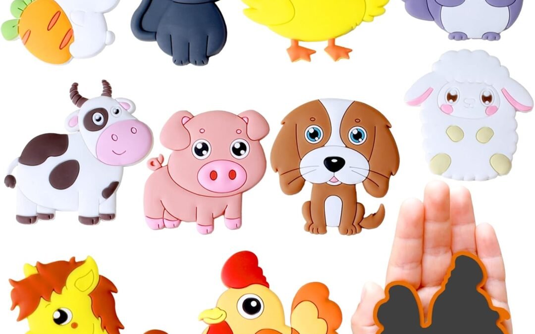 Wholesale SUPINEEDO Refrigerator Magnets for Kids, Cute Farm Animals Fridge Magnet for Toddlers 1-3 Kids Magnets for Fridge Baby Educational Gift, Full Back Magnetic Toddler Magnets Factory & Supplier OEM