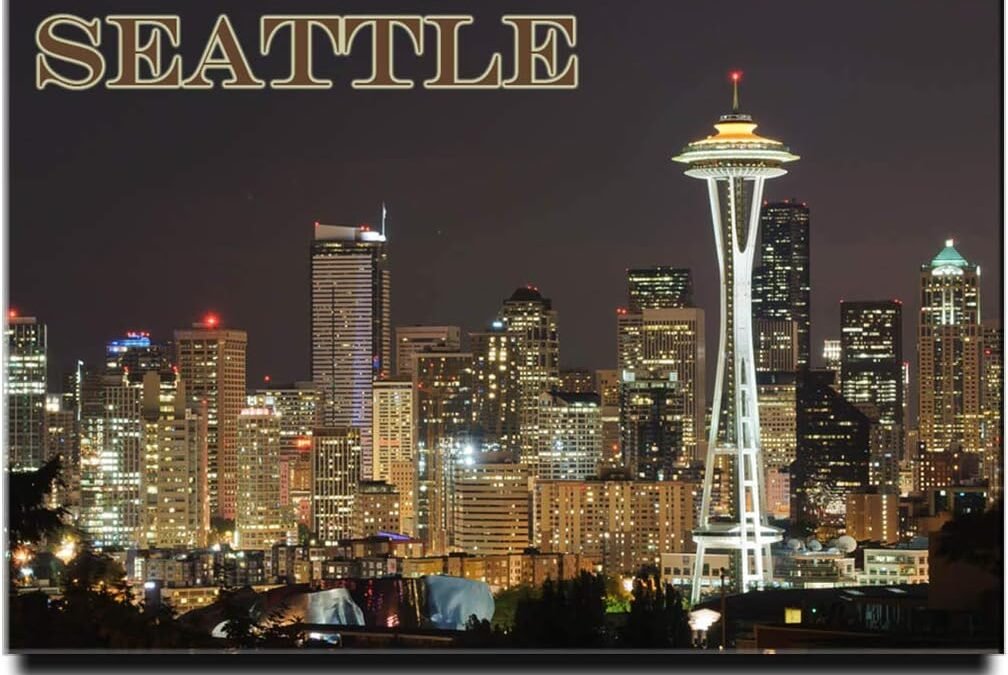 Wholesale Seattle Fridge Magnet Washington Travel Souvenir Factory & Supplier OEM