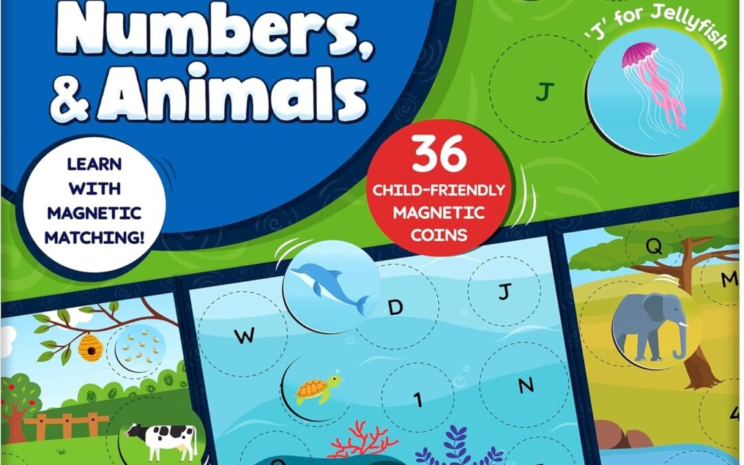 Wholesale Skillmatics Magnetic Matching Activity – Letters, Numbers & Animals, Preschool Learning Toy & Game for Kids, 35+ Magnetic Pieces, Gifts for Boys & Girls Ages 3, 4, 5, 6 Factory & Supplier OEM