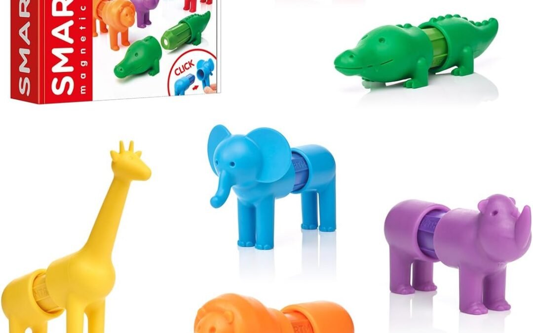 Wholesale SmartMax My First Safari Animals STEM Magnetic Discovery Building Set with Soft Animals for Ages 1-5 Factory & Supplier OEM