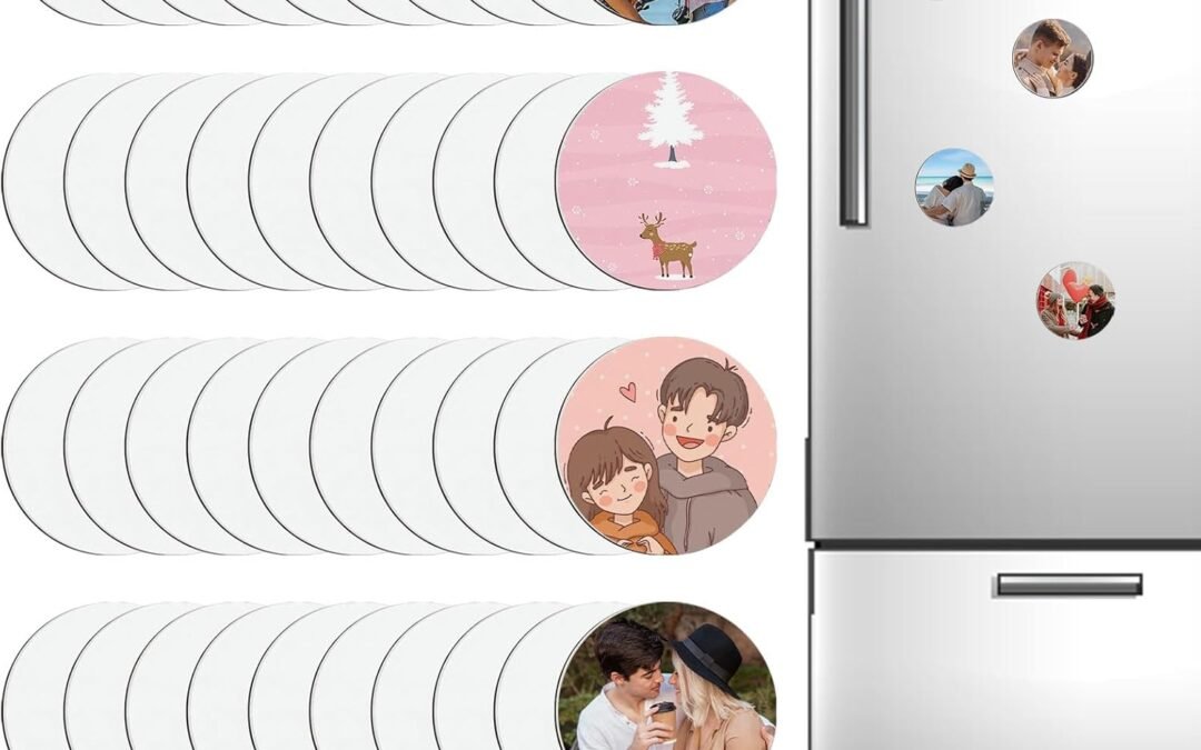 Wholesale Sublimation Magnet Blanks Set,40Pcs 2.16”x2.16”Custom Round Fridge Magnets,Personalized Decoration for Home Kitchen Refrigerator Microwave Oven Officer,Picture Magnets Best DIY Craft Gifts Factory & Supplier OEM