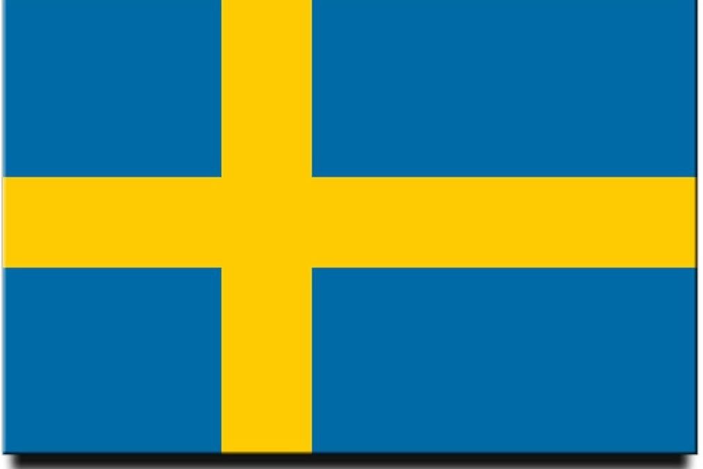 Sweden Flag Fridge Magnet Stockholm Travel Souvenir