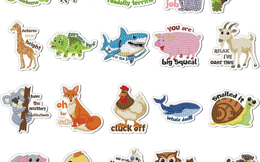 Wholesale Umigy 20 Pcs Cute Animal Diamond Magnets – Fridge Magnet Art Kits for Adults & Home Decor Factory & Supplier OEM