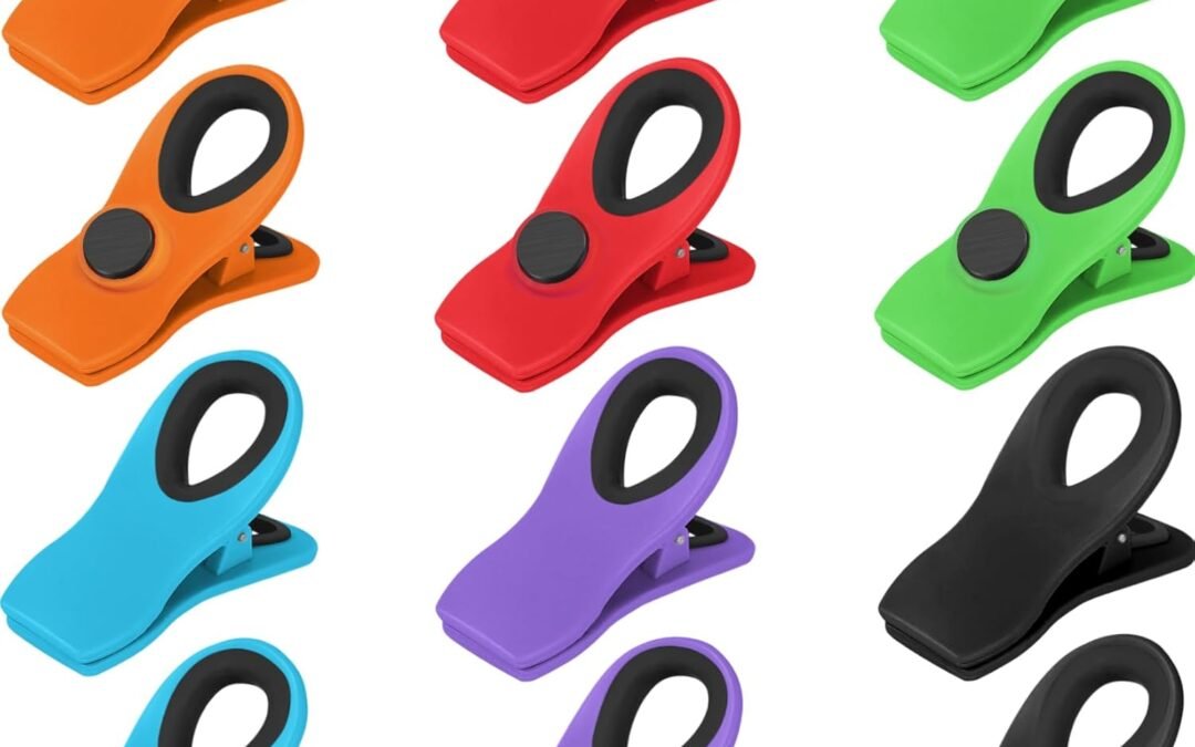 Wholesale VNDUEEY 12 Pack Magnetic Chip Clips for Food Packages, Kitchen Clips With Magnet for Refrigerator, Plastic Assorted Colors for Food Storage Factory & Supplier OEM