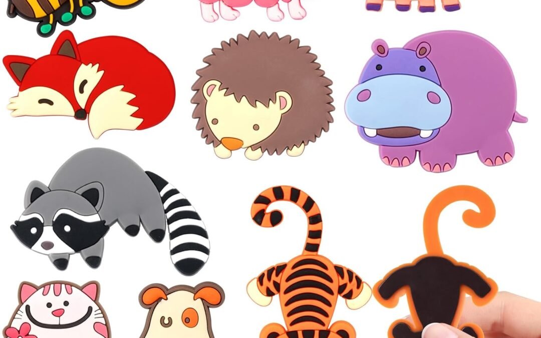 Wholesale VNDUEEY Fridge Magnets, 10 Pack Cute Farm Animal Magnets, Fun Refrigerator Magnet Whiteboard Magnet, Full Back Magnetic Play Animal, Gifts for Boys and Girls Factory & Supplier OEM