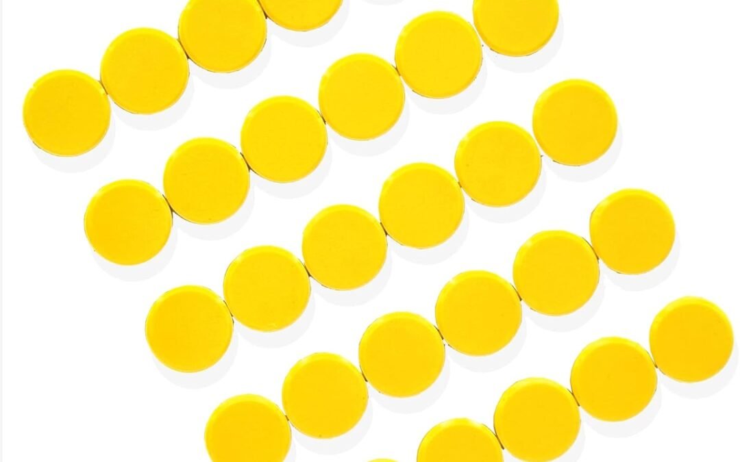 Wholesale ZDZBLX 30 Pack Fridge Magnets – Strong, Heavy Duty, Mini Round Magnets for Refrigerator, Whiteboard, Locker, Kitchen, Office, Classroom (Yellow) Factory & Supplier OEM