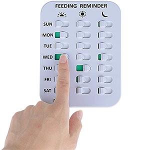 wholesale pet feeding reminder for dogs cats - magnetic sticker 3 times a day indication chart feed your pets, magnets and double sided tape, did you feed your dog cat fish kid? factory & supplier oem