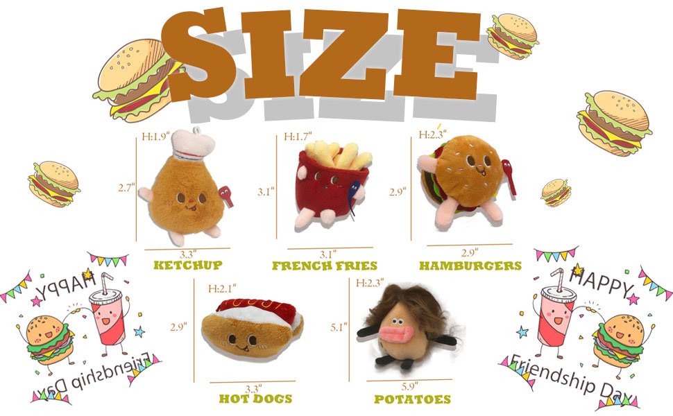 wholesale 5pcs decorative magnets, funny hamburger family, strong fridge magnets, cute refrigerator magnets for home, office, kitchen accessories, whiteboard, locker, classroom, map christmas factory & supplier oem