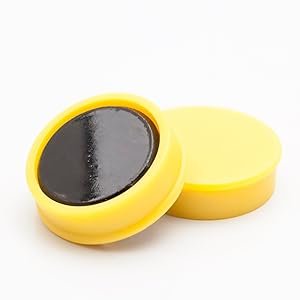 wholesale bullseye office 24 round assorted color fridge magnets, button shaped, small colorful magnetic discs for kitchen, cabinet or classroom, perfect whiteboard supplies for teachers (assorted color) factory & supplier oem