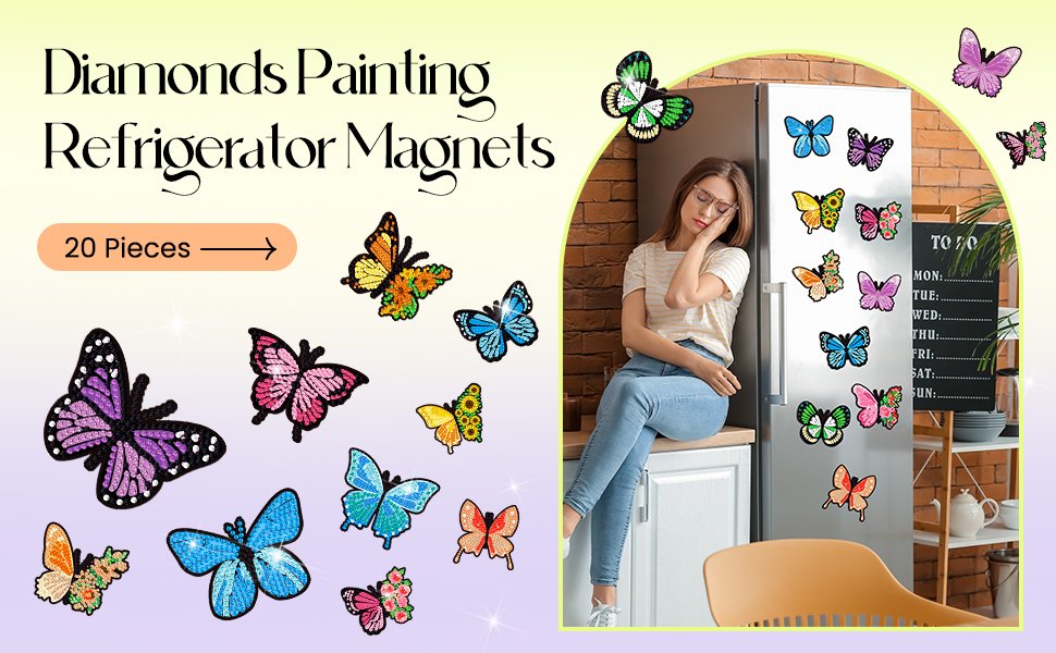 wholesale umigy 20 pcs cute animal diamond magnets - fridge magnet art kits for adults & home decor factory & supplier oem
