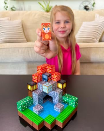wholesale 100pcs magnetic blocks - build mine magnet world forest fox adventure set, magnetic toys kids games for boys & girls age 3-5 5-7 8-12, sensory construction outdoor toys for toddlers birthday gifts factory & supplier oem