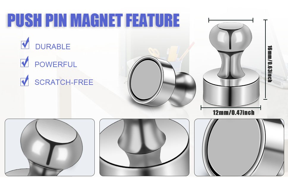 wholesale 50 pack fridge magnets, small strong refrigerator neodymium magnets for whiteboard, office, classroom, kitchen, adults, home factory & supplier oem