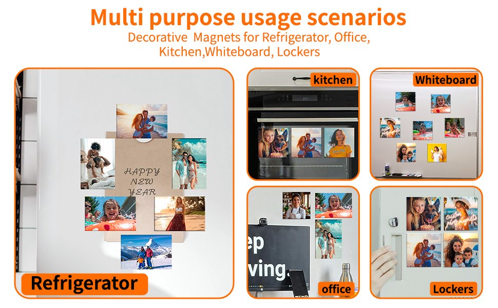 wholesale set of 12 custom photo magnets, personalized gifts, holiday keepsakes, personalized refrigerator magnets, birthday favors, baby shower favors, wedding favors, branding, newborn keepsakes factory & supplier oem