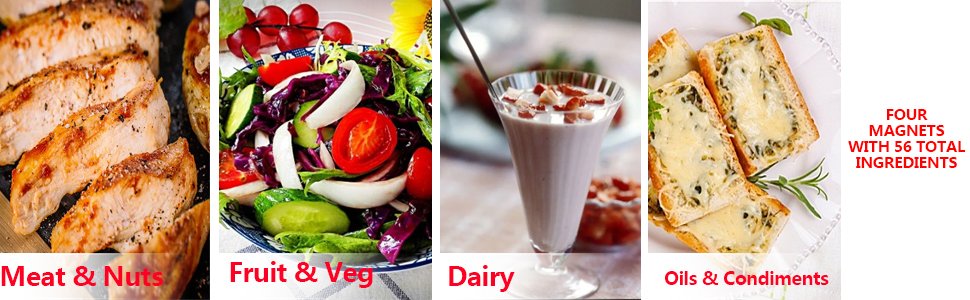 wholesale diet cheat sheet quick guide fridge magnet reference charts for kitchen,6 * 5 inch,4 pcs factory & supplier oem