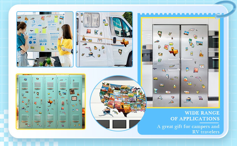 wholesale xuhal 50 pcs us map fridge magnets states car magnets states map magnetic car decoration usa souvenirs magnet sticker for refrigerator travel souvenirs gift factory & supplier oem