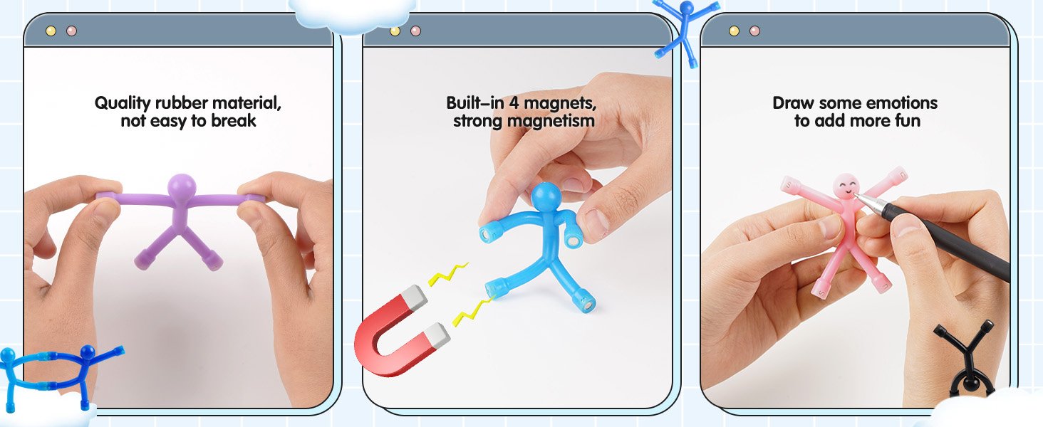 wholesale grtard 10 pcs fridge magnets men, mini magnetic people, small colorful magnets fridge, funny magnets flexible magnets fun magnets for whiteboard, cute magnets for fridge, lockers, office, door factory & supplier oem