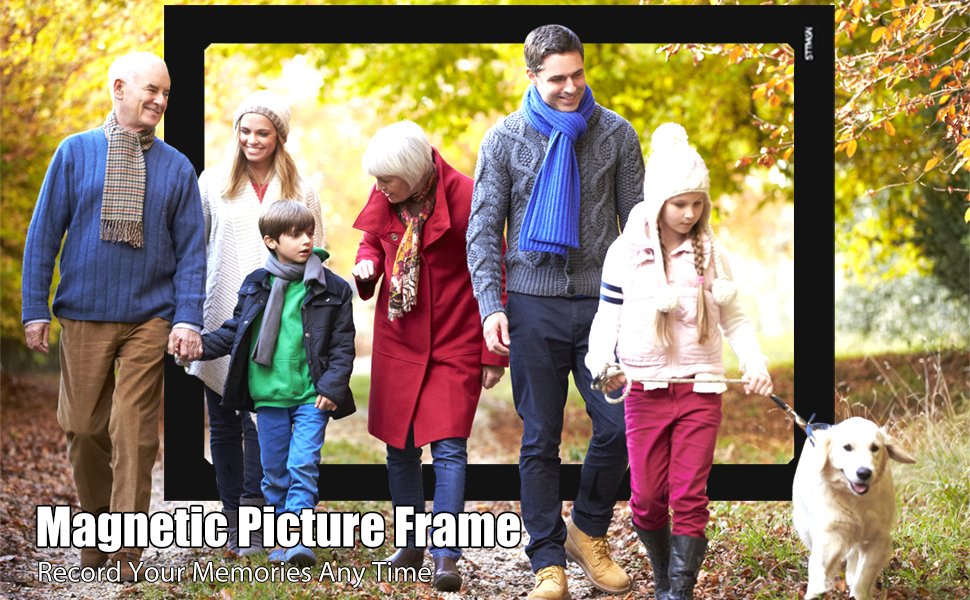 wholesale magnetic picture frames with black border(4