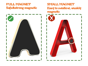 wholesale magnetic letter, thickened wooden abc alphabet fridge magnets for toddlers 1-3, large cute animal magnet learning toys set for kids ages 2 4 5 years old preschool learning (multicoloured) factory & supplier oem