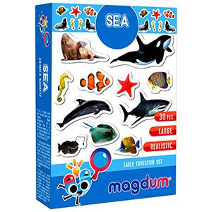 wholesale fridge magnets for toddlers - 30 sea photo kids magnets for fridge - toddler magnets for refrigerator - magnetic animals - fridge magnets for kids - animal magnets - toddler fridge magnets factory & supplier oem