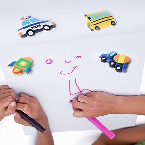 wholesale 32pcs transports rubber fridge magnets for kids- aircraft, boat, vehicle, car refrigerator magnet for whiteboard - educational toy tool school prize birthday gift- kids over 6 years factory & supplier oem